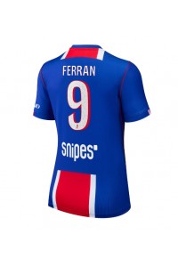 Paris Saint-Germain Ferran Torres #9 Jalkapallovaatteet Naisten Kotipaita 2026-27 Lyhythihainen